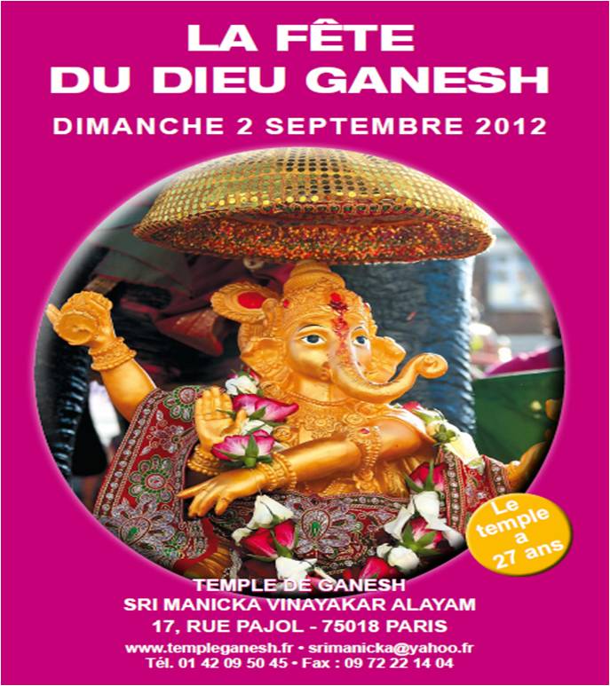 Fête du dieu Ganesh