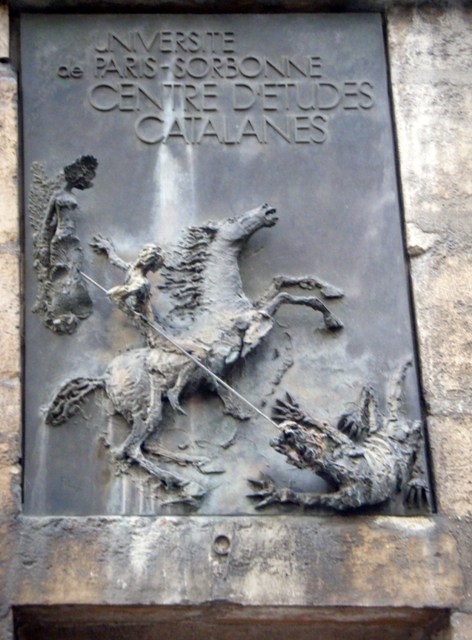 Relief de Saint Georges terrassant le dragon Relief de Saint Georges terrassant le dragon