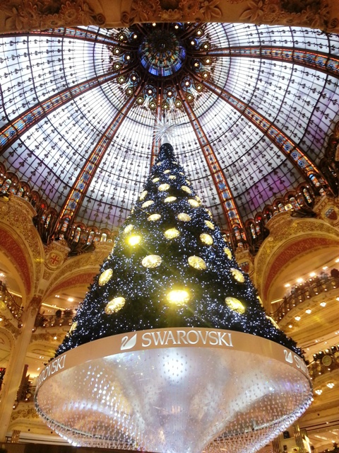 Sapins de Noël Galeries Lafayette 2012