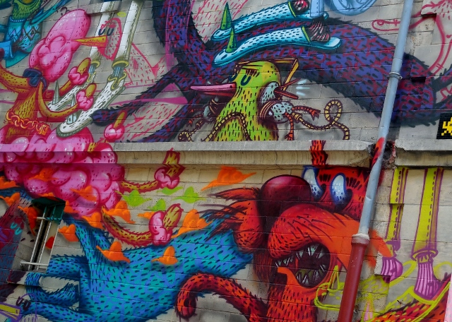 Parcours d'Art Urbain le long du Canal de l'Ourcq