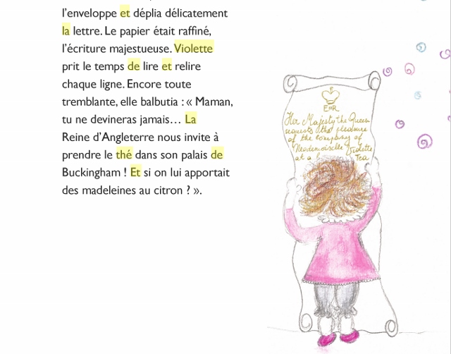 Violette et la tasse de thé