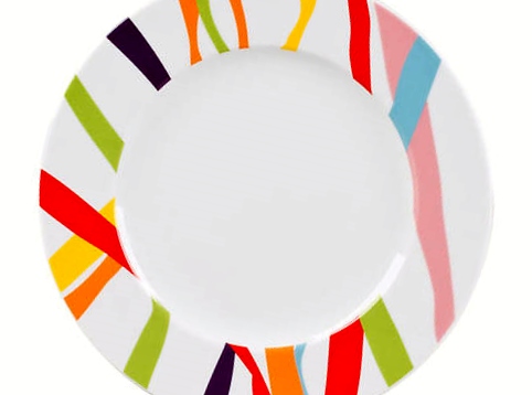 Assiettes, multicolore