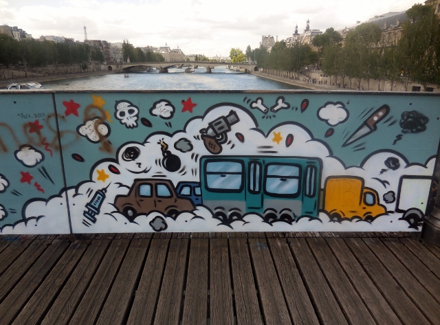 Jace sur le Pont des Arts