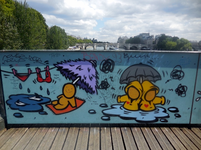 Jace sur le Pont des Arts