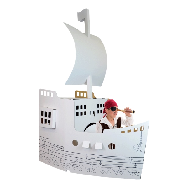Cadeau enfant Bateau en carton Wiplii - Idée cadeaux