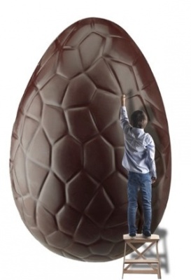 Chasser à Pâques Oeuf géant du Musée du chocolat
