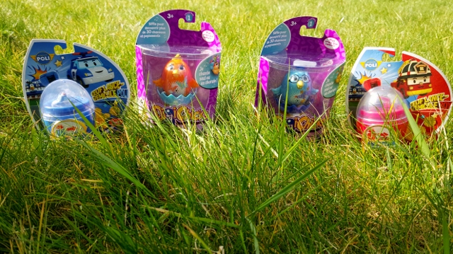 Enfants à Pâques œufs jouets Ouaps et Silverlit (3)