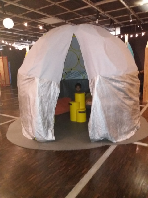 Exposition "Cabanes" à la Cité des Sciences et de l'Industrie