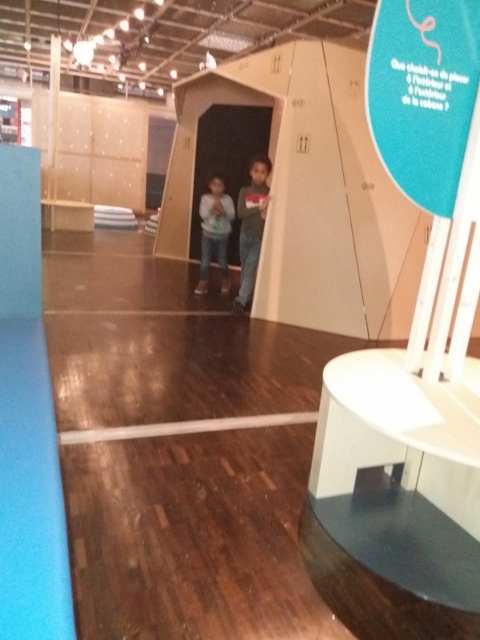 Exposition "Cabanes" à la Cité des Sciences et de l'Industrie