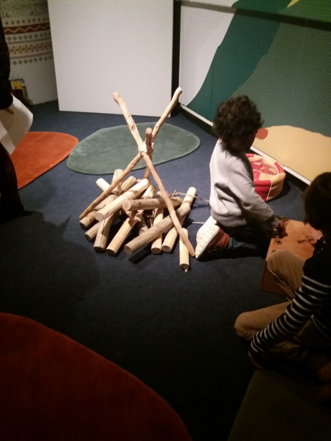 Exposition "Cabanes" à la Cité des Sciences et de l'Industrie