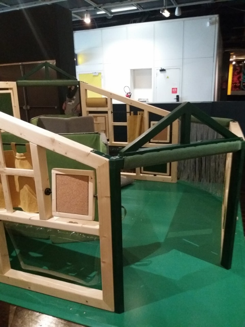 Exposition "Cabanes" à la Cité des Sciences et de l'Industrie