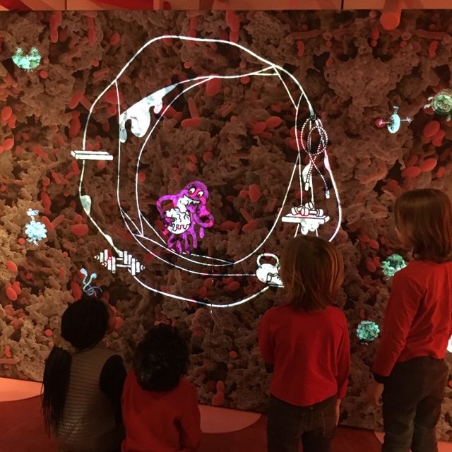 Exposition Microbiote à la Cité des Sciences et de l'Industrie