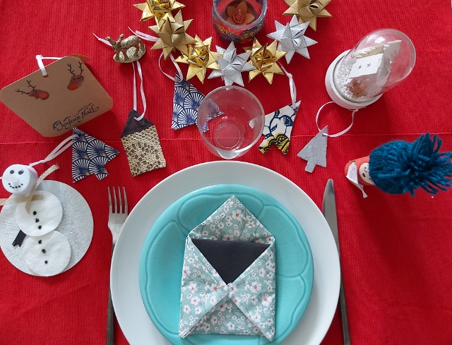 Déco table de Noël à faire soi-même : la table des enfants