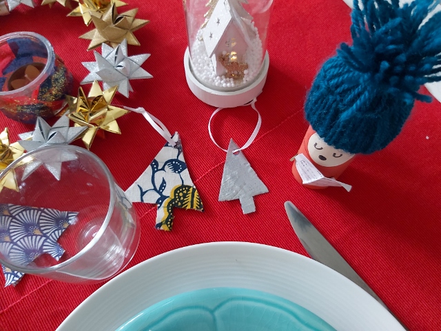 Déco table de Noël à faire soi-même : la table des enfants