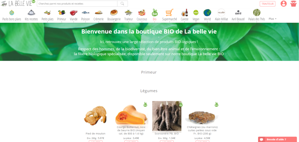 courses bio en ligne