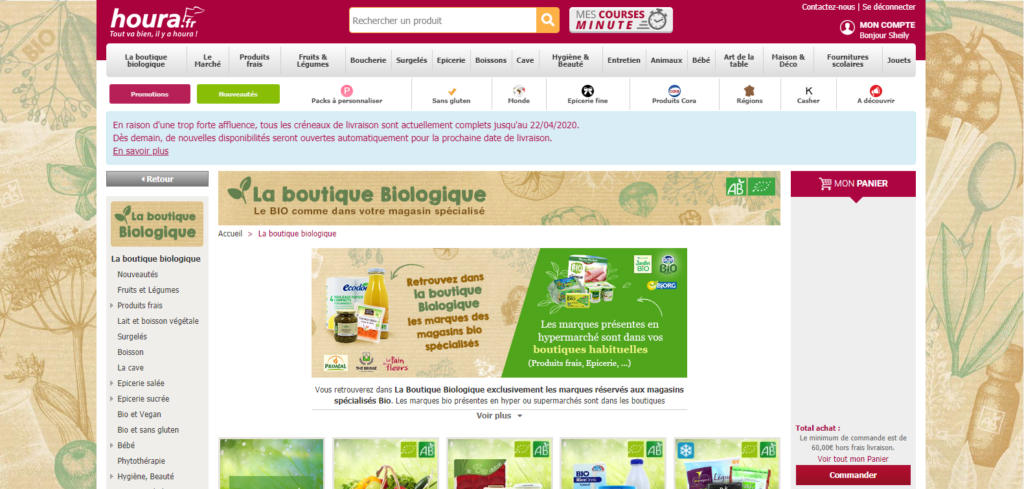 courses bio en ligne