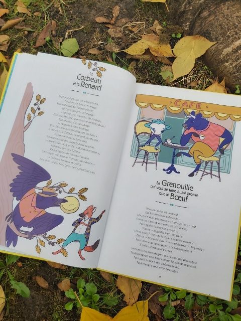 Les dessins sont contemporains, colorés et espiègles... A l'image des caricatures de La Fontaine ! Cet ouvrage réuni une sélection des fables les plus connues, dont toutes celles étudiées en classe !