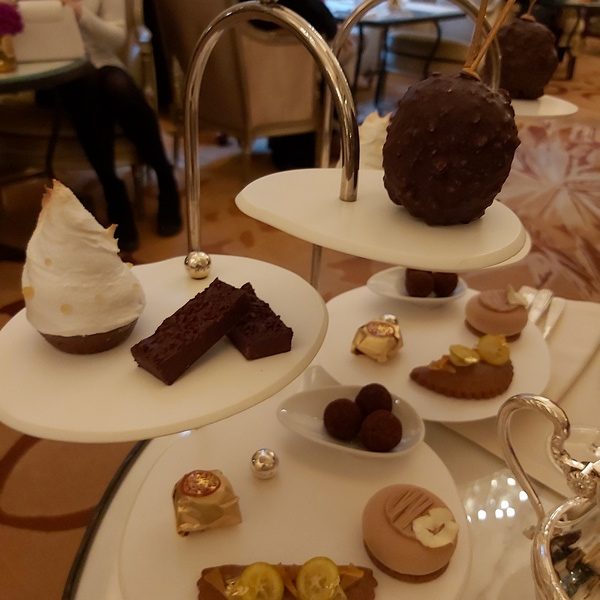 Le goûter de l'Hôtel Plaza Athénée