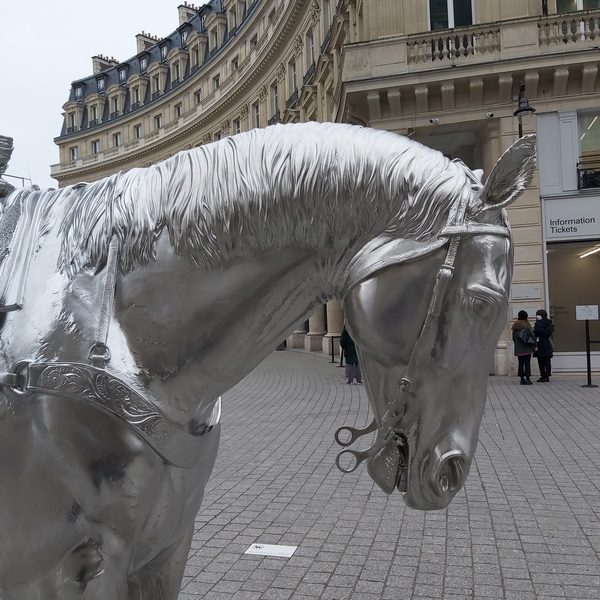 Horse and rider Charles Ray