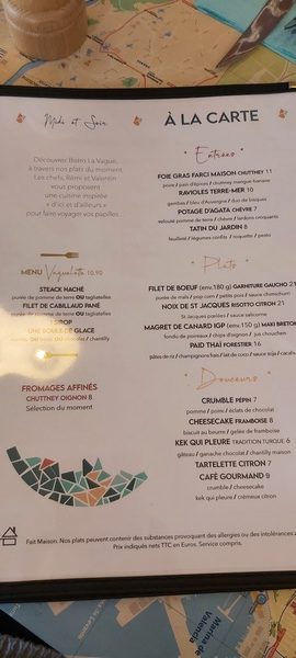 Bistro La Vague Saint Ouen