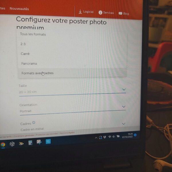 Ma photo préférée, imprimée et encadrée par CEWE