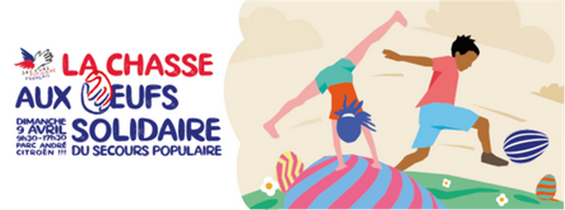 Chasse Aux œufs Solidaire Du Secours Populaire De Paris 2023 0385